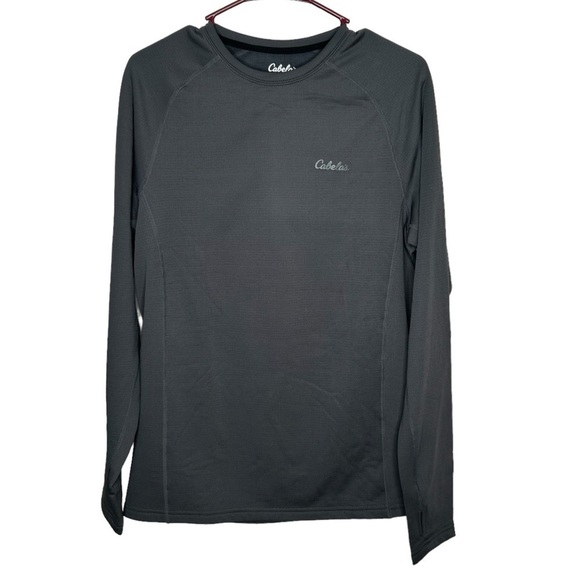 Cabela's Midweight Base Layer Long-Sleeve Crew for Men medium - Picture 1 of 6